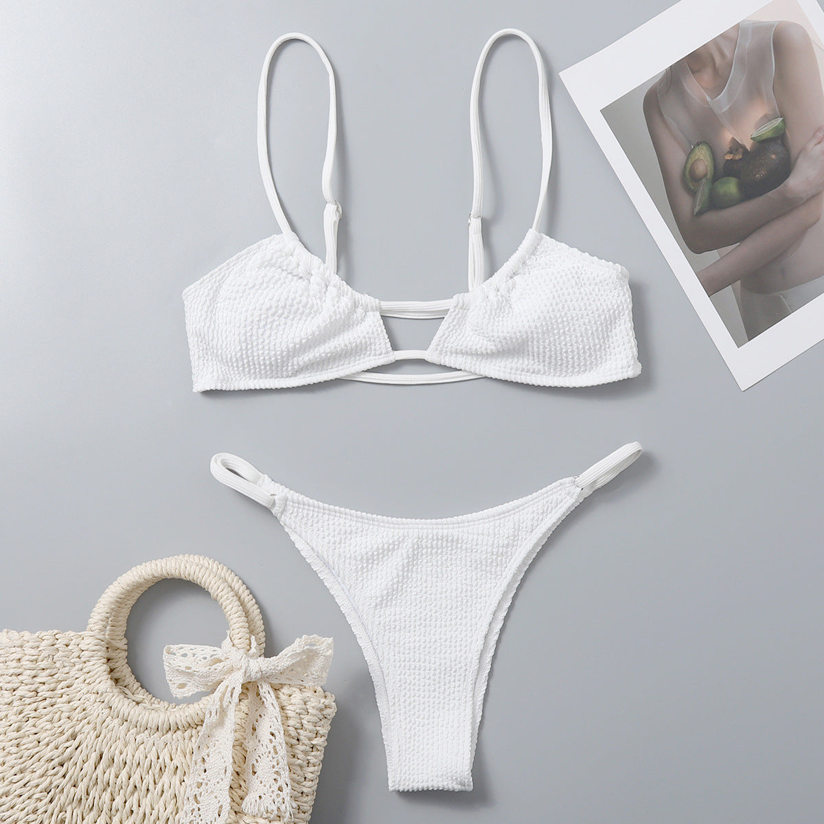 Solid Color Bikini Set — Sexy European & American Swimwear